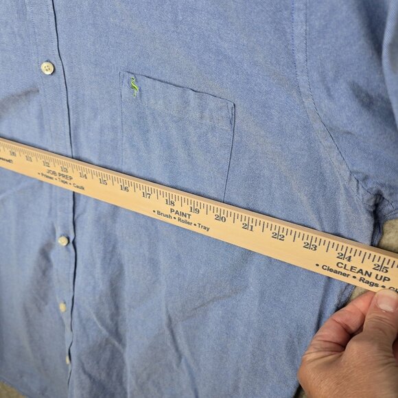 Tailorbyrd Mens Blue Button-Down Shirt XL 100% Cotton - Picture 6 of 7